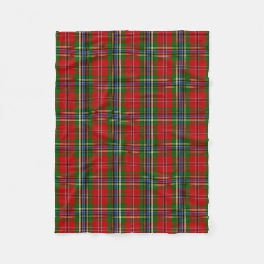 Couverture Polaire Clan écossais MacLean de Duart Tartan Plaid (Devant)