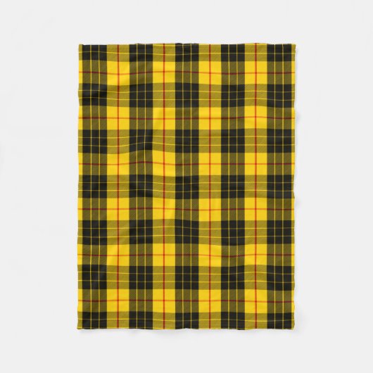 Couverture Polaire Clan écossais MacLeod Tartan Plaid (Devant)