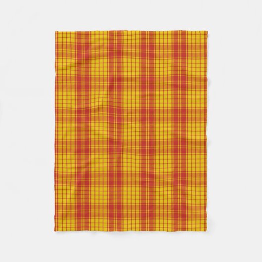 Couverture Polaire Clan écossais MacMillan Tartan Plaid (Devant)