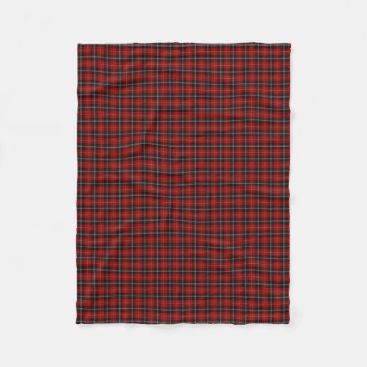 Couverture Polaire Clan écossais Marjoribanks Classique Tartan (Devant)