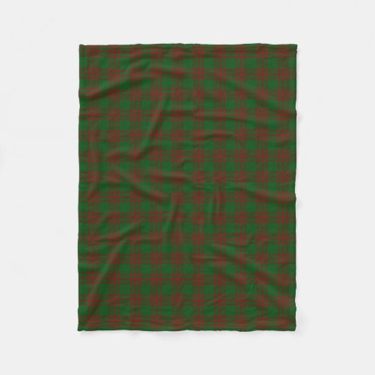 Couverture Polaire Clan écossais Menzies Red Green Classic Tartan (Devant)