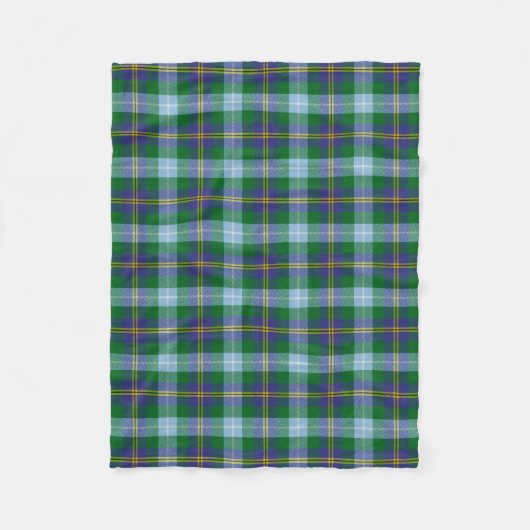 Couverture Polaire Clan écossais Portefeuille Tartan Plaid (Devant)