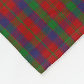 Couverture Polaire Clan écossais Robertson Tartan Plaid (Coin)