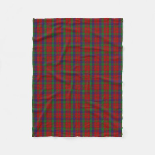 Couverture Polaire Clan écossais Robertson Tartan Plaid (Devant)