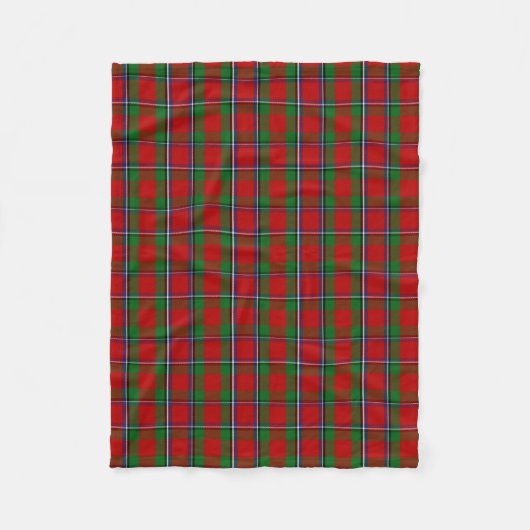 Couverture Polaire Clan écossais Sinclair Tartan Plaid (Devant)