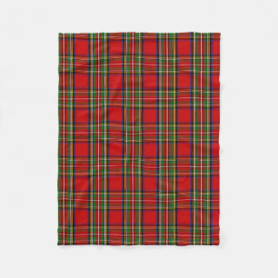 Couverture Polaire Clan écossais Stewart Tartan Plaid