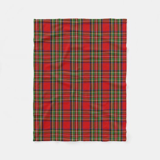 Couverture Polaire Clan écossais Stewart Tartan Plaid (Devant)