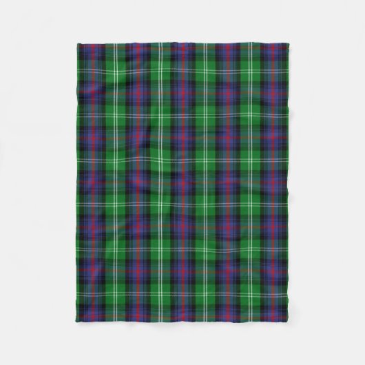 Couverture Polaire Clan écossais Sutherland Tartan Plaid (Devant)