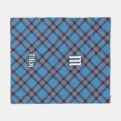 Couverture Polaire Clan Elliot Ancien Tartan Fleece Blanket (Devant (Horizontal))