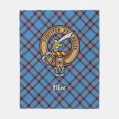 Couverture Polaire Clan Elliot Crest sur le tarte antique (Devant)