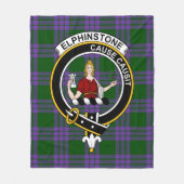 Couverture Polaire Clan Elphinstone Tartan Plaid (Devant)