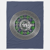 Couverture Polaire Clan Farquharson Crest & Tartan Knot (Devant)