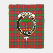 Couverture Polaire Clan Fenton Tartan Plaid (Devant)