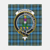 Couverture Polaire Clan Ferguson Ancien Tartan Plaid (Devant)