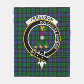 Couverture Polaire Clan Ferguson de Balquhidder Tartan Plaid (Devant)
