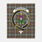 Couverture Polaire Clan Ferguson Patiné Tartan Plaid (Devant)