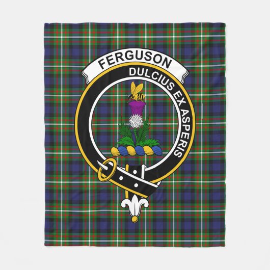 Couverture Polaire Clan Ferguson Tartan moderne Plaid (Devant)