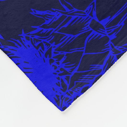 Couverture Polaire Clan Forrester | Foster Crest & Tartan Knot (Coin)