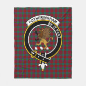 Couverture Polaire Clan Fotheringham Tartan Plaid (Devant)