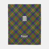 Couverture Polaire Clan Fraser Chasse Tartan Fleece Blanket (Devant)