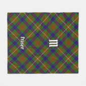 Couverture Polaire Clan Fraser Chasse Tartan Fleece Blanket (Devant (Horizontal))