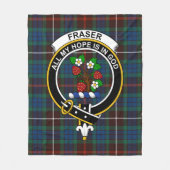 Couverture Polaire Clan Fraser Chasse Tartan Plaid Ancien (Devant)