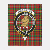 Couverture Polaire Clan Fullerton Tartan Plaid (Devant)