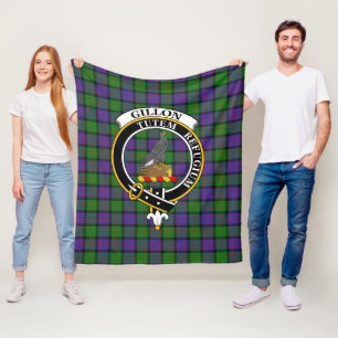Couverture Polaire Clan Gillon Tartan Plaid