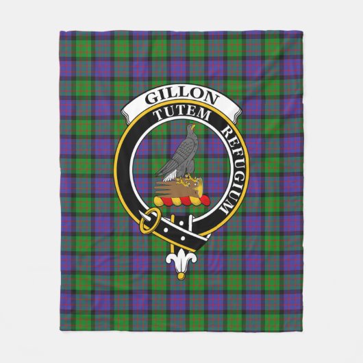 Couverture Polaire Clan Gillon Tartan Plaid (Devant)