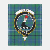 Couverture Polaire Clan Glen Ancien Tartan Plaid (Devant)