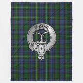 Couverture Polaire Clan Gordon Crest & Tartan (Devant)