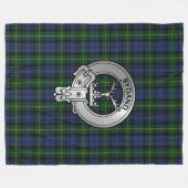 Couverture Polaire Clan Gordon Crest & Tartan (Devant (Horizontal))
