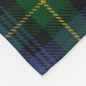 Couverture Polaire Clan Gordon Crest & Tartan (Coin)