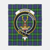 Couverture Polaire Clan Gordon Tartan moderne Plaid (Devant)