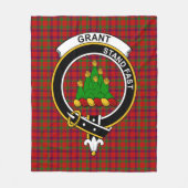 Couverture Polaire Clan Grant de Rothiemurchus Tartan Plaid (Devant)