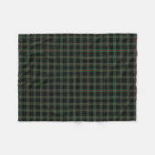 Couverture Polaire Clan gris vert foncé et tatan noir (Devant (Horizontal))