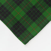 Couverture Polaire Clan Gunn Crest Badge et Tartan (Coin)