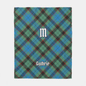 Couverture Polaire Clan Guthrie Tartan (Devant)