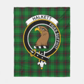 Couverture Polaire Clan Halkett Tartan Plaid (Devant)