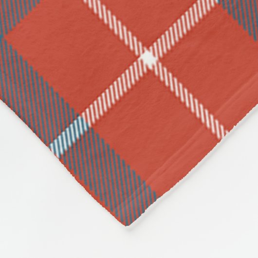 Couverture Polaire Clan Hamilton Ancienne Tartan Plaid (Coin)