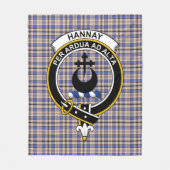 Couverture Polaire Clan Hannay Tartan Plaid (Devant)