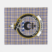 Couverture Polaire Clan Hannay Tartan Plaid (Devant (Horizontal))