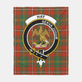 Couverture Polaire Clan Hay Ancienne Tartan Plaid (Devant)