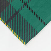 Couverture Polaire Clan Henderson Paid Green Black Tartan Check (Coin)