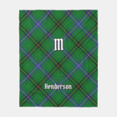 Couverture Polaire Clan Henderson Tartan (Devant)