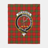 Couverture Polaire Clan Herries Tartan Plaid (Devant)