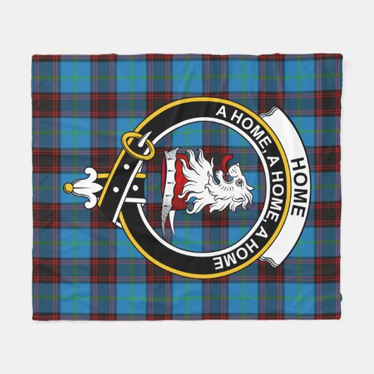 Couverture Polaire Clan Home Tartan Plaid Ancien (Devant (Horizontal))