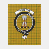 Couverture Polaire Clan Houston Tartan Plaid (Devant)