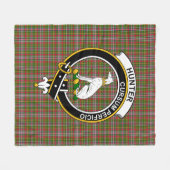 Couverture Polaire Clan Hunter 1819 Tartan Plaid (Devant (Horizontal))