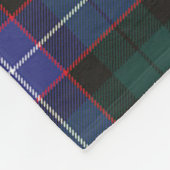 Couverture Polaire Clan Hunter Tartan Plaid Moderne (Coin)